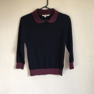 Boden Collar Sweater Blouse